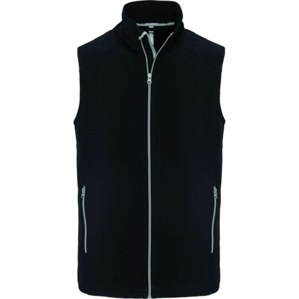 ka423 - Vesta in 2 straturi din softshell KARIBAN [Black]
