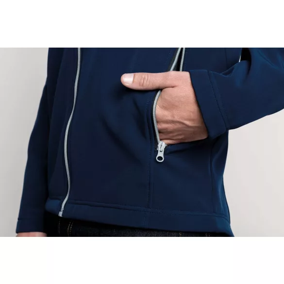 ka424nv-Jacheta-softshell-de-barbat-Kariban-2-LAYER-Navy