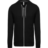 ka438-Hanorac-adult-unisex-Kariban-Light-Cotton-Black