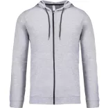 ka438-Hanorac-adult-unisex-Kariban-Light-Cotton-Oxford-Grey
