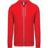 ka438-Hanorac-adult-unisex-Kariban-Light-Cotton-Red