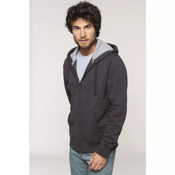KA444-Hanorac-cu-fermoar-unisex-Kariban-Dark-Grey