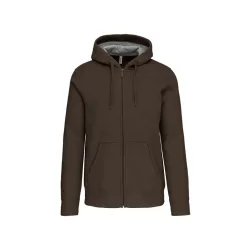 KA444 - Hanorac cu fermoar unisex Kariban [Dark Khaki]