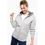 KA444 - Hanorac cu fermoar unisex Kariban [Red]