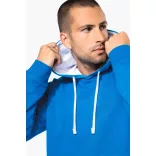 KA446 - Hanorac cu gluga de barbat Kariban CONTRAST [Fuchsia/Fine Grey]