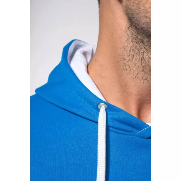 KA446 - Hanorac cu gluga de barbat Kariban CONTRAST [Fuchsia/Fine Grey]