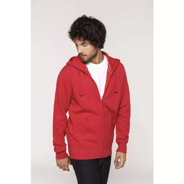 KA454-Hanorac-cu-fermoar-unisex-Kariban-Oxford-Grey