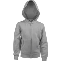 ka455 - Hanorac cu fermoar copii Kariban [Oxford Grey]