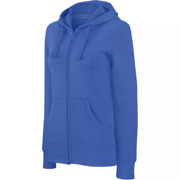 KA464-Jacheta-cu-gluga-de-dama-Kariban-Light-Royal-Blue