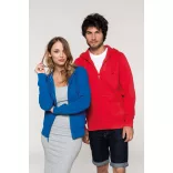 KA464-Jacheta-cu-gluga-de-dama-Kariban-Light-Royal-Blue