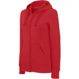 KA464-Jacheta-cu-gluga-de-dama-Kariban-Red
