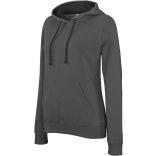 KA465-Hanorac-cu-gluga-de-dama-Kariban-CONTRAST-Dark-Grey-Black