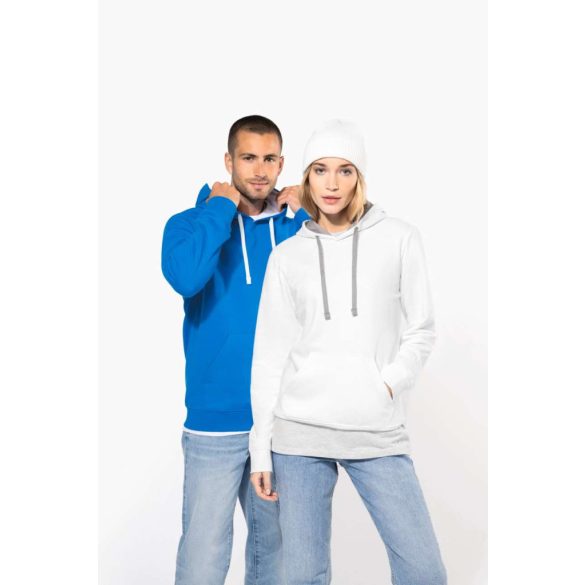 KA465 - Hanorac cu gluga de dama Kariban CONTRAST [Fuchsia/Light Grey]