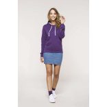 KA465-Hanorac-cu-gluga-de-dama-Kariban-CONTRAST-Navy/Fine-Grey-