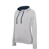 KA465-Hanorac-cu-gluga-de-dama-Kariban-CONTRAST-Oxford-Grey-Navy