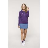 KA465-Hanorac-cu-gluga-de-dama-Kariban-CONTRAST-Oxford-Grey-Navy