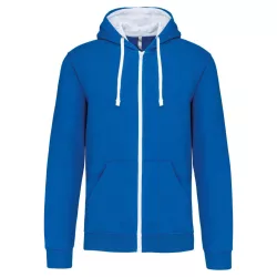   KA466 - Hanorac cu gluga de barbat Kariban CONTRAST [Light Royal Blue/White]