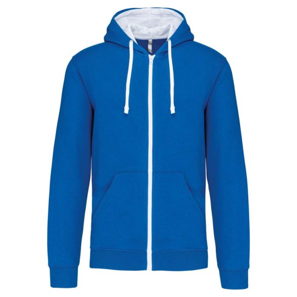 KA466 - Hanorac cu gluga de barbat Kariban CONTRAST [Light Royal Blue/White]
