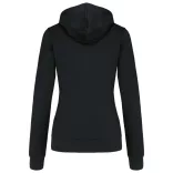 KA467 - Hanorac cu fermoar de dama Kariban CONTRAST [Black/Fine Grey]
