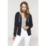 KA467-Hanorac-cu-fermoar-de-dama-Kariban-CONTRAST-Black-Red