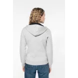 KA467 - Hanorac cu fermoar de dama Kariban CONTRAST [Navy/Fine Grey]