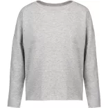 KA471-Hanorac-de-dama-Kariban-OVERSIZED-Light-Grey-Heather