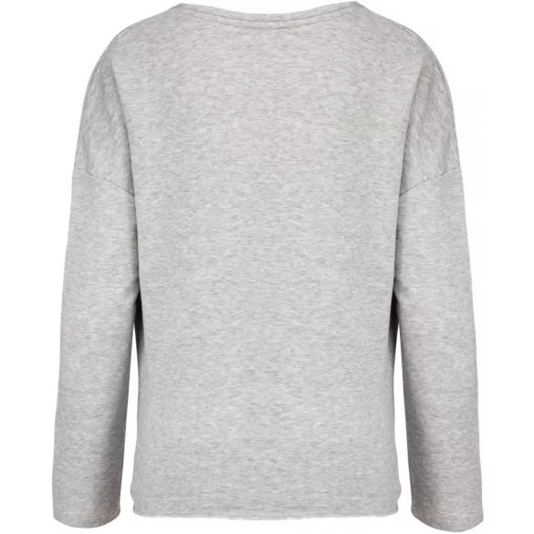 KA471-Hanorac-de-dama-Kariban-OVERSIZED-Light-Grey-Heather