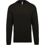 KA474-Hanorac-unisex-Kariban-CREW-NECK-Dark-Grey