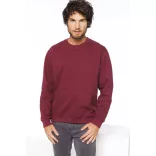 KA474-Hanorac-unisex-Kariban-CREW-NECK-Light-Royal-Blue