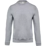 KA474-Hanorac-unisex-Kariban-CREW-NECK-Oxford-Grey