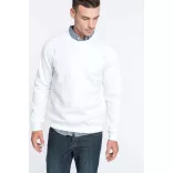 KA474-Hanorac-unisex-Kariban-CREW-NECK-White