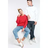 KA474-Hanorac-unisex-Kariban-CREW-NECK-White