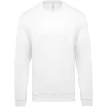 KA474-Hanorac-unisex-Kariban-CREW-NECK-White