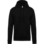 KA476-Hanorac-cu-gluga-de-barbat-Kariban-Black
