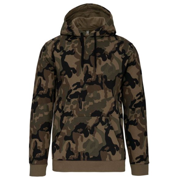 KA476 - Hanorac cu gluga de barbat Kariban [Olive Camouflage]