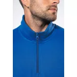ka478 - Polar cu fermoar la gat KARIBAN - [Black]