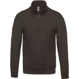 ka478 - Polar cu fermoar la gat KARIBAN - [Dark Grey]