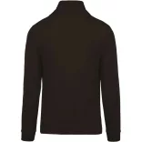 ka478 - Polar cu fermoar la gat KARIBAN - [Dark Grey]