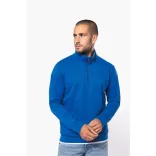ka478 - Polar cu fermoar la gat KARIBAN - [Dark Grey]