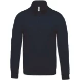 ka478 - Polar cu fermoar la gat KARIBAN - [Navy]