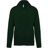 KA479-Hanorac-cu-fermoar-unisex-Kariban-Forest-Green