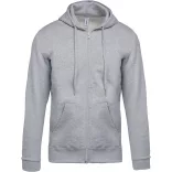 KA479-Hanorac-cu-fermoar-unisex-Kariban-Oxford-Grey