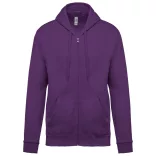 KA479 - Hanorac cu fermoar unisex Kariban [Purple]