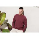 KA480-Hanorac-de-barbat-Kariban-ORGANIC-COTTON-Wine-Heather