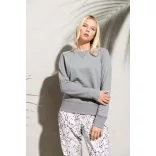 KA481-Hanorac-de-dama-Kariban-ORGANIC-COTTON-Grey-Heather