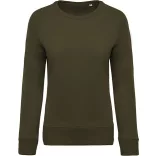 KA481-Hanorac-de-dama-Kariban-ORGANIC-COTTON-Mossy-Green