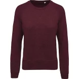 KA481-Hanorac-de-dama-Kariban-ORGANIC-COTTON-Wine-Heather