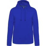 KA489-Hanorac-cu-gluga-barbati-HOODED-SWEATSHIRT-Light-Royal-Blue