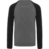 KA491-Bluza-sport-barbati-MENS-TWO-TONE-ORGANIC-SWEATSHIRT-Grey-Heathe