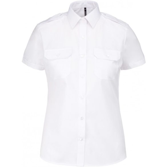 ka504-Camasa-cu-maneca-scurta-adult-dama-Kariban-Pilot-White